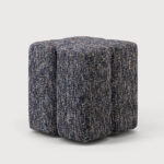 POUF FLORI BLEU COCO – THE SCOIALITE FAMILY