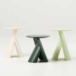 TABLE BASSE HITO – KARL ANDERSON MCOLORIS VERT BLANC