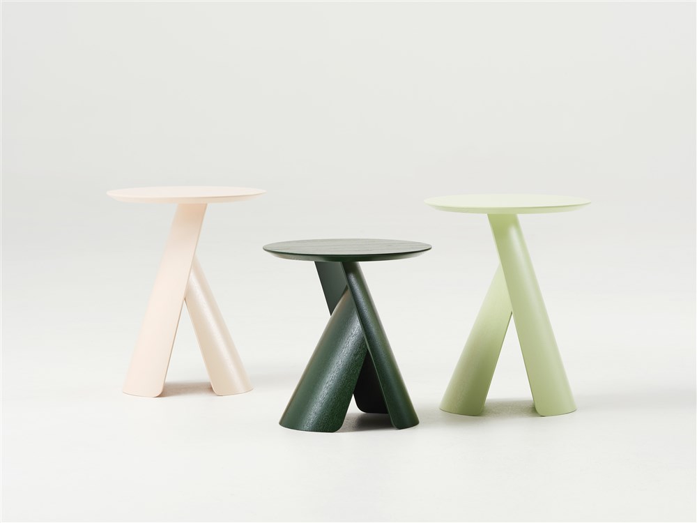 TABLE BASSE HITO – KARL ANDERSON MCOLORIS VERT BLANC