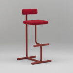 TABOURET DE BAR NOMOLE – OFFECCT ROUGE