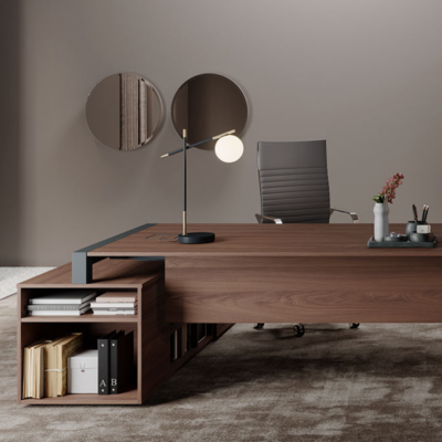 BUREAU AVEC RETOUR EXTRALIGHT - PROF OFFICE