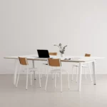 BUREAU OPEN-SPACE NEW MODERN 4 PLACES BY TIP TOE – BLANC