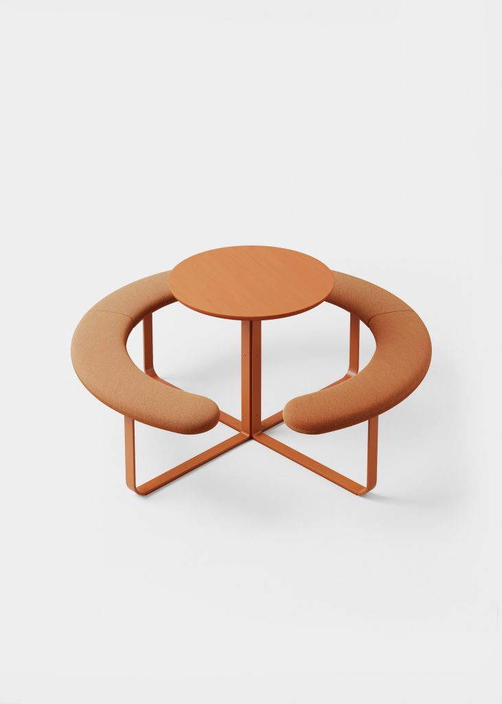 PLUSHALLE TABLE PICNIC COULEUR ORANGE