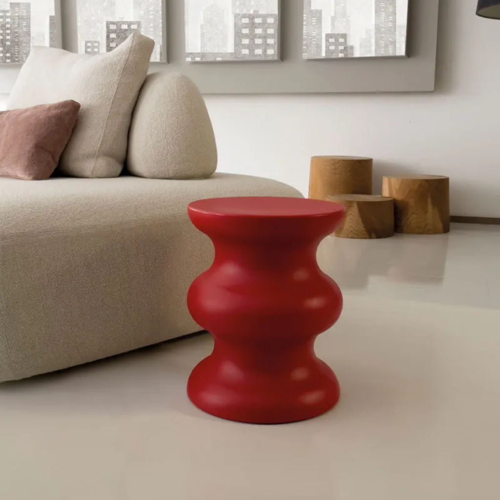 TABOURET STILEMI BY CAIMI – COULEUR ROUGE