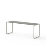 BANC D’EXTÉRIEUR SINE BY NINE EN MÉTAL – GRIS