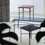 TABLE D’APPOINT INLINE BY NINE – MCOLORIS BLEU BLANC ORANGE MDIMENSIONS